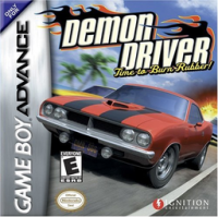 Demon Driver: Time to Burn Rubber PAL GameBoy Advance PAL box art